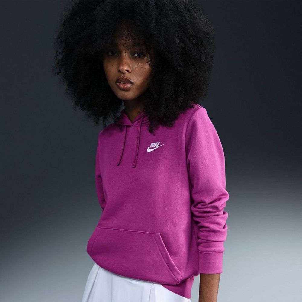 Nike Sportswear Club Fleece Hoodie pink‎ size Small nwot
